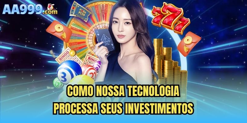 Como nossa tecnologia processa seus investimentos