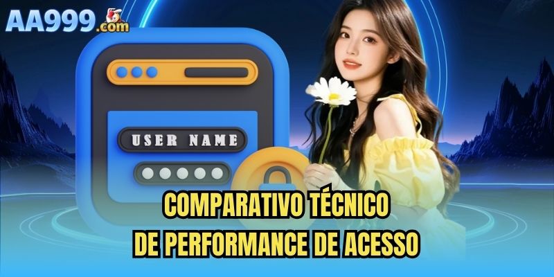 Comparativo técnico de performance de acesso